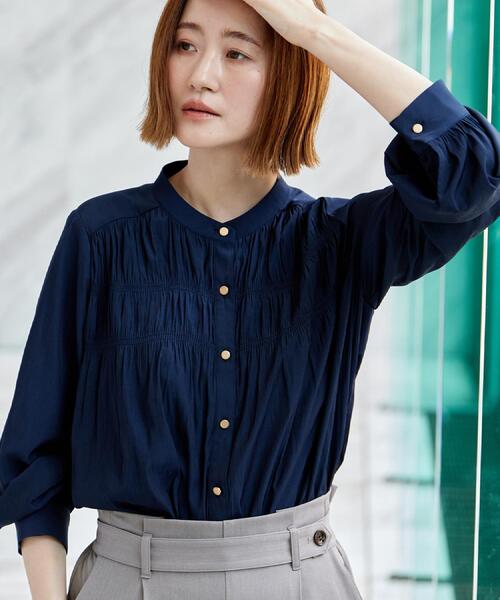 grove（グローブ） ブラウス シャツ 「通勤/きれいめ」上品な艶を纏う