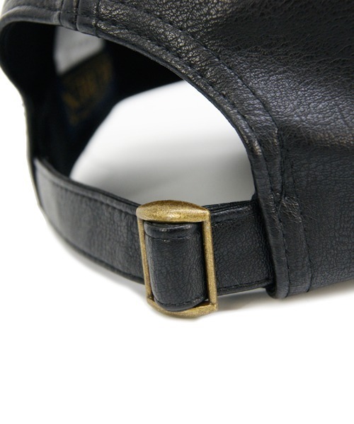 Ruben キャップ 帽子 FAUX LEATHER CAP/フェイクレザー メンズ