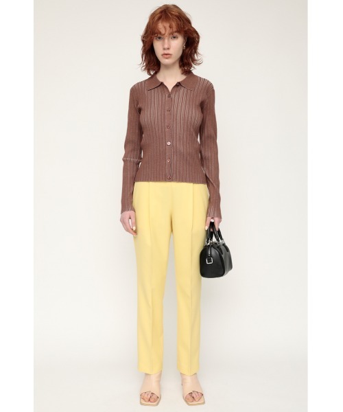 SLY パンツ スラックス HW TAPERED PEG PT ハイウエスト