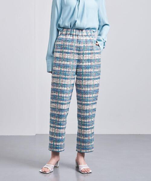 パンツ <UNITED ARROWS>ツイード イージーパンツ G02