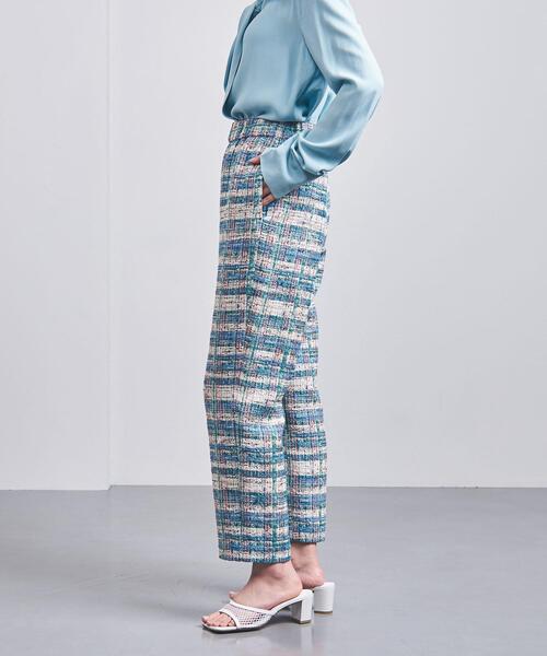 パンツ <UNITED ARROWS>ツイード イージーパンツ G03