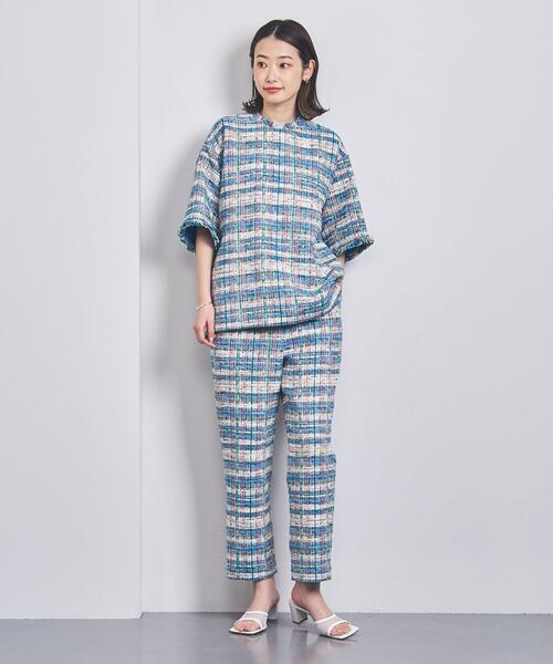 パンツ <UNITED ARROWS>ツイード イージーパンツ G05