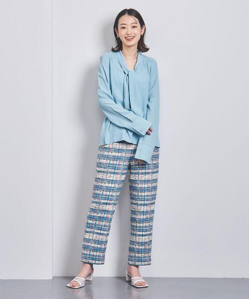 パンツ <UNITED ARROWS>ツイード イージーパンツ G06