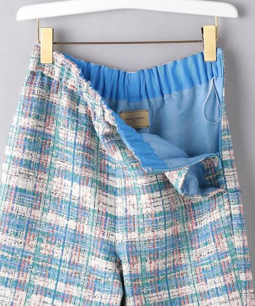 パンツ <UNITED ARROWS>ツイード イージーパンツ G10