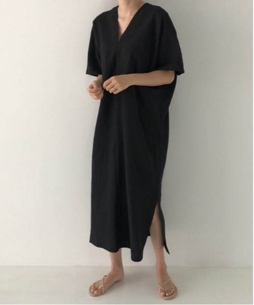 ワンピース リネン混ワンピース : ZOZOTOWN Yahoo!店 - 通販