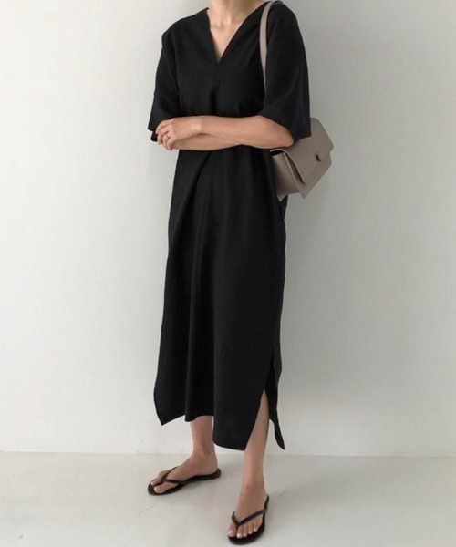 リネン　ワンピース ワンピース リネン混ワンピース : ZOZOTOWN Yahoo!店 - 通販