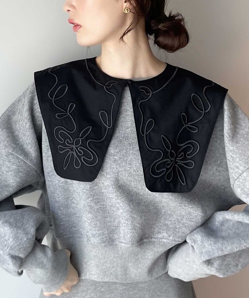 こつぶちゃん様✨縁起の良いデザインで華やかな高級刺繍半襟✨日本製　新品 楽天市場】トップス 刺繍 花柄【華やかカットワークレース