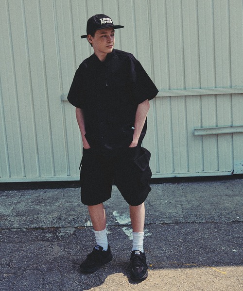 ブラウス シャツ LIBERE リベーレ / PULL OVER POCKET SHIRTS ビッグシルエットプルオーバーポケットシャツ ブラウス / LIBERE リベーレ / PULL OVER POCKET SHIRTS ビッグシルエット