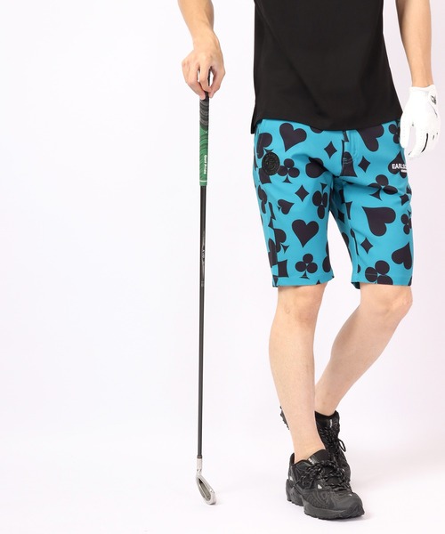 FUNALIVE パンツ GENERATION LINE トランプ柄ショートパンツ