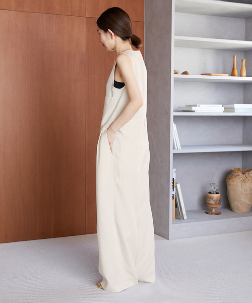 VERMEIL par iena ファインウールサロペット 36 VERMEIL par iena レディース サロペット オーバーオール E