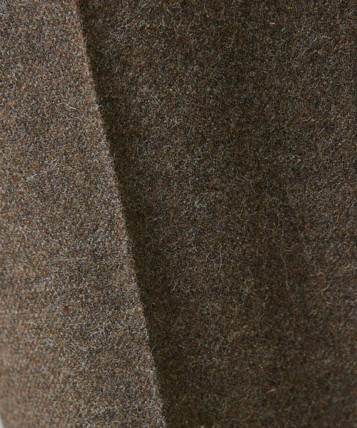 【ブラウン】【セットアップ対応】カシミヤ ブレンド スラックス アバハウス ABAHOUSE 【セットアップ対応】カシミヤ ブレンド