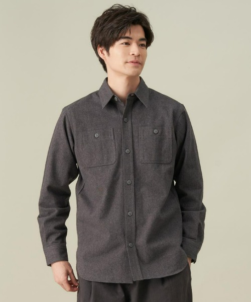 BRICK HOUSE by TOKYO SHIRT シャツ ヘビーウェイトネル長袖