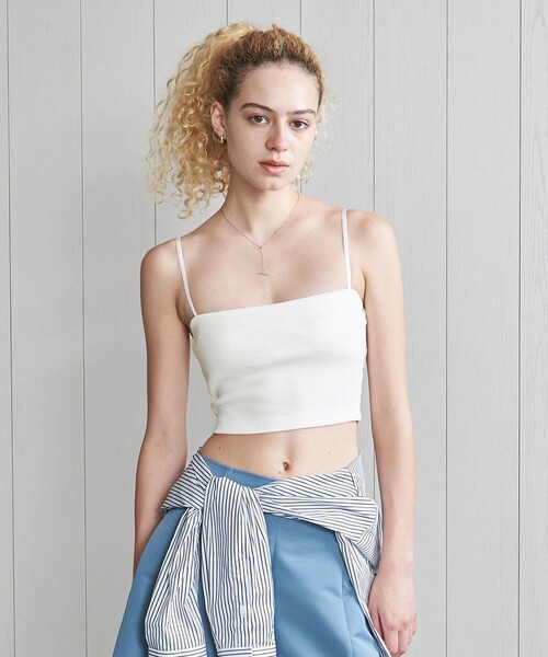 H BEAUTY&YOUTH UNITED ARROWS キャミソール 「H」コットンリブ