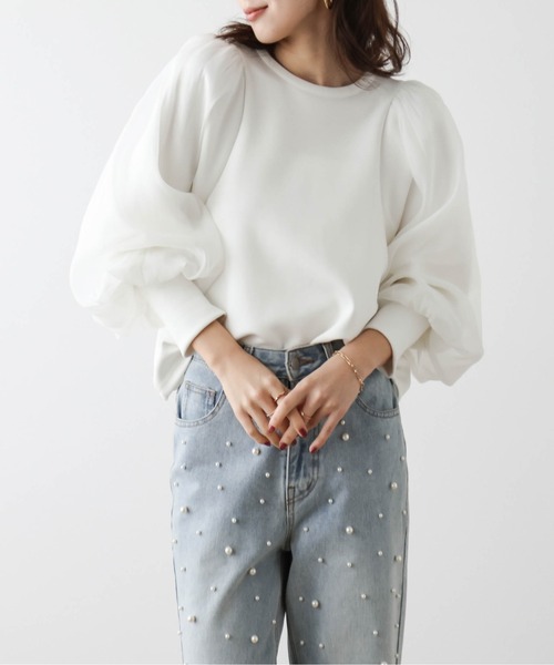 tシャツ SUGAR ROSE  メッシュティアードプルオーバー レディース dcxm0513-m-01-pl.jpg