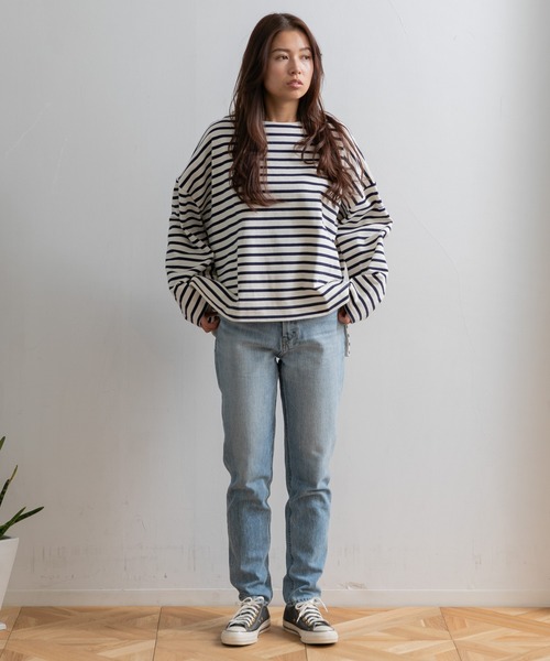 ORCIVAL tシャツ WIDE BODY BOAT NECK PULLOVER レディース
