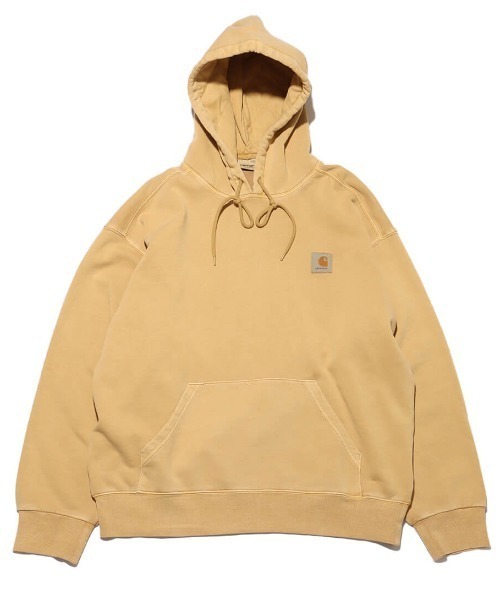 ★韓国の人気★【CARHARTT】★NELSON SWEATSHIR.T★関税込★ CARHARTT HOODED NELSON SWEATSHIRT Charcoal garmentdyed
