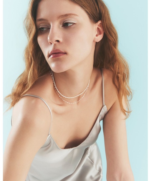 les bonbon（ルボンボン） ネックレス 「les bonbon」blanc pearl