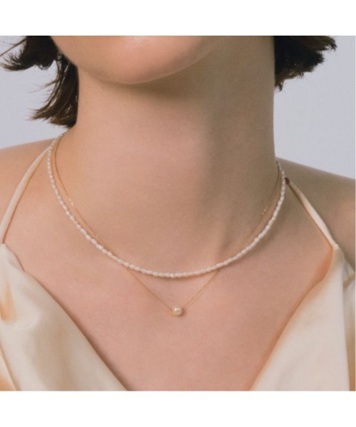 les bonbon（ルボンボン） ネックレス 「les bonbon」blanc pearl