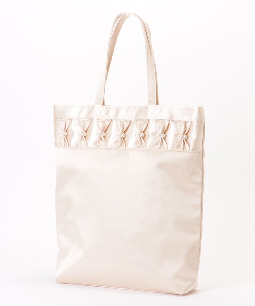 Lace Ladies クラッチバッグ パーティーバッグ パール リボン