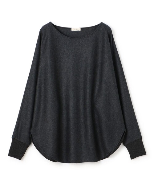 DES PRES（デプレ） tシャツ ニットコンビネーション ボートネックプル