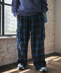 カーゴパンツ オンブレーチェックカーゴパンツ メンズ｜ZOZOTOWN Yahoo!店