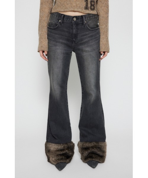 【美品】【匿名配送】クラシックフレアデニム LAGUA GEM 完売品 希少 LAGUA GEM | FAUX FUR フレアデニム (フレア ) |SHEL'TTER WEBSTORE