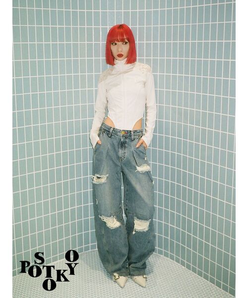 jouetie tシャツ 「Something ×PosTokyo」Race Combination Body