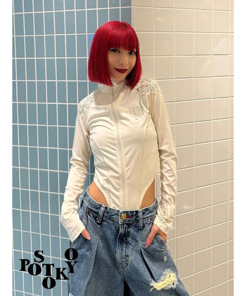 jouetie tシャツ 「Something ×PosTokyo」Race Combination Body