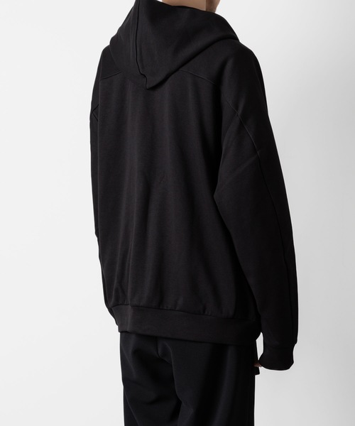 ATTACHMENT（アタッチメント） パーカー CO/PE ダブルニット ジップ