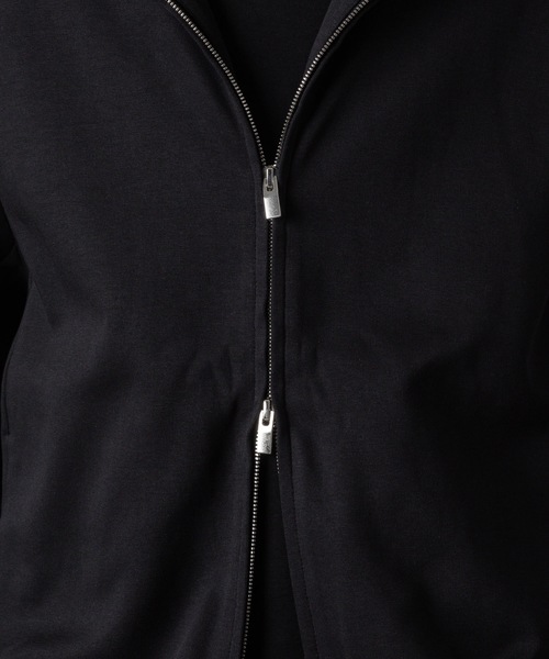 ATTACHMENT（アタッチメント） パーカー CO/PE ダブルニット ジップ