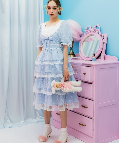 メルフィーメモリー　Sailor Doll ワンピース／ Lolime Lolime by mellfy memory ワンピース Sailor Doll : ZOZOTOWN