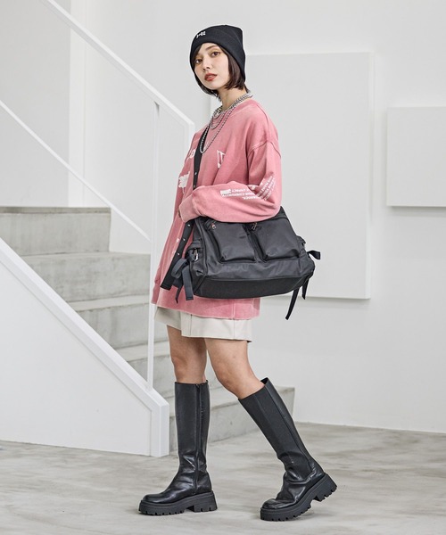 【STITCH SHOW】ハンドペイントラグランスウェット PAGEBOY トレーナー スウェット ハンドペイントグランジ