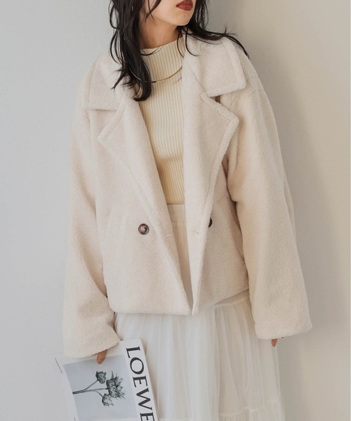 美品　スピックアンドスパン　プードル　コート　ジャケット　テディベア Spick and Span[品番：BYCW0000103]｜B.C STOCK（ベーセーストック）の