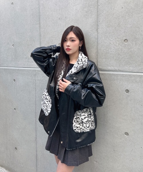 極希少 当時物 ドルガバ レオパード トラックジャケット ベロア y2k 00s Dolce&Gabbana】レオパード タイガー ボンバージャケット ロゴ (Dolce