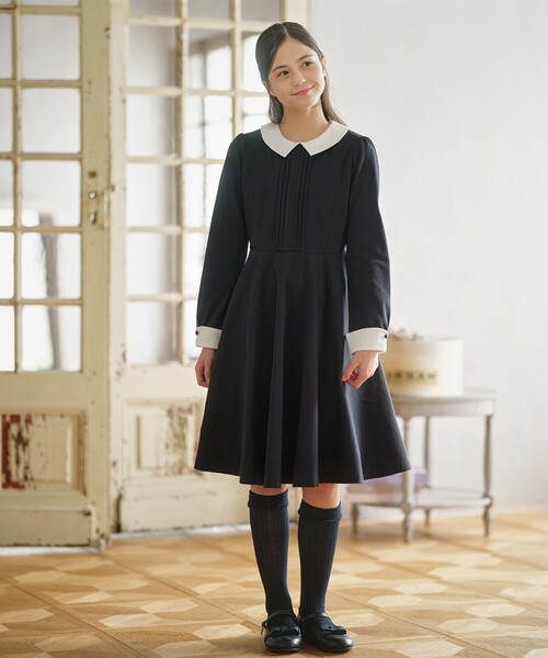 組曲　女の子　150 ワンピース 組曲 ワンピース 「150-170cm」KUMIKYOKU NAVY キッズ 子供服