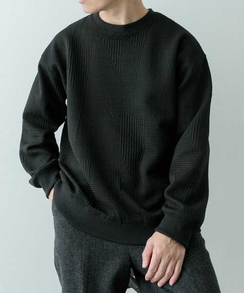 tシャツ ジオメジャカード クルーネックトップス メンズ | ITEMS URBANRESEARCH | 02