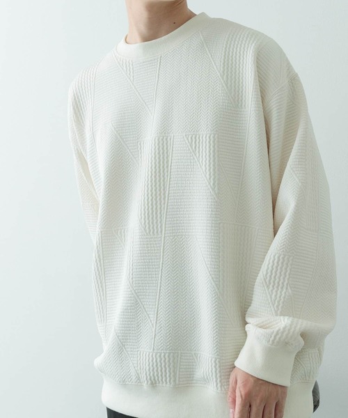 tシャツ ジオメジャカード クルーネックトップス メンズ | ITEMS URBANRESEARCH | 05