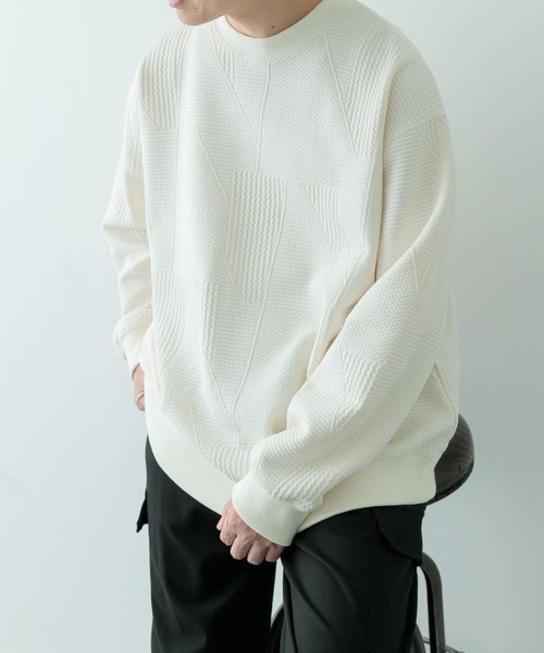 tシャツ ジオメジャカード クルーネックトップス メンズ | ITEMS URBANRESEARCH | 07