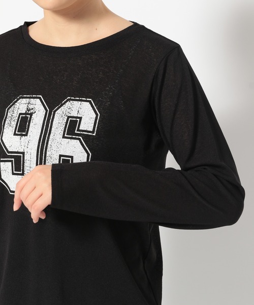 mysty woman（ミスティウーマン） tシャツ ナンバーロゴシアーロンT