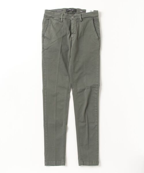 【REPLAY】リプレイ ZEUMAR HYPERFLEX スリムチノパンツ スリムフィットZEUMAR Hyper Chino X.Lite チノパンツ｜REPLAY