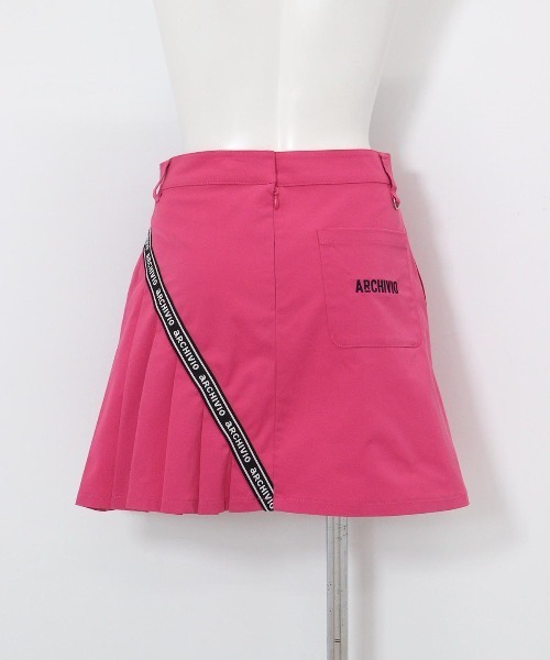 archivio スカート 「LADIES」撥水プリーツ切替ラインスカート