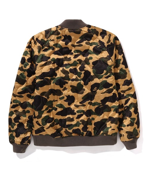 A BATHING APE スカジャン JAPANESE CRANE EMBROIDERY