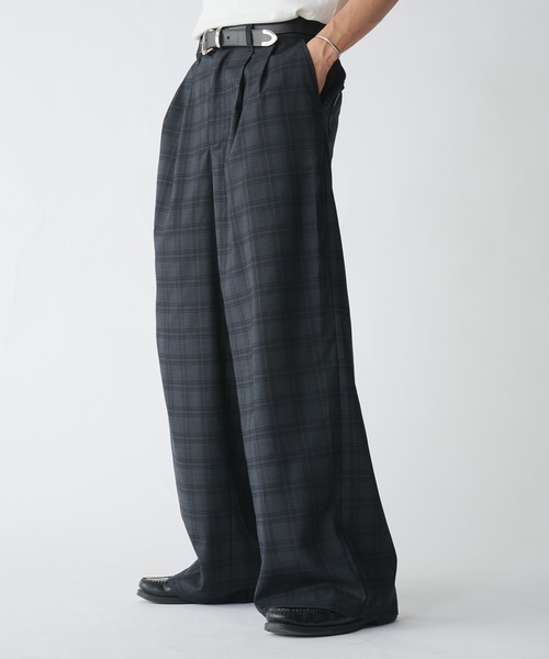 2-tacs WIDE SLACKS ワイドスラックス 2 TUCK WIDE SLACKS / ツータックワイドスラックス（スラックス