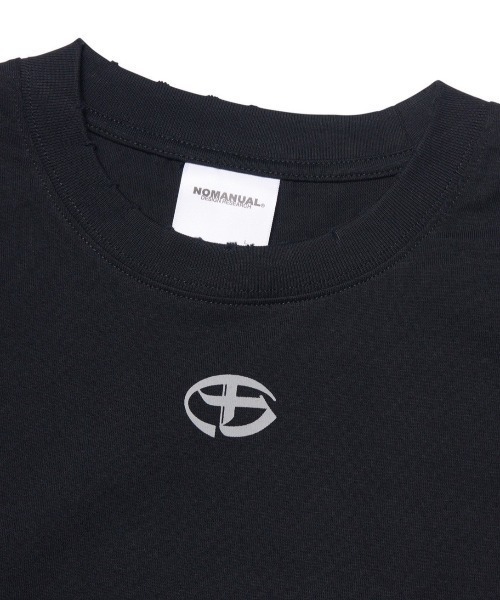 NOMANUAL tシャツ 「NOMANUAL」ABRASION LAYERED LONG SLEEVE