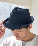 帽子 ハット メンズ ドライサーモ中折ハット メンズの詳細画像2