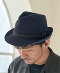 帽子 ハット メンズ ドライサーモ中折ハット メンズの詳細画像5