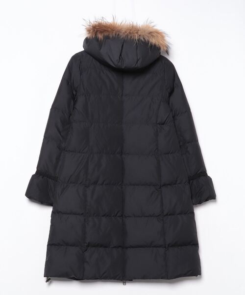 「LANVIN en Bleu」 ダウンコート 36 ブラック レディース_画像2