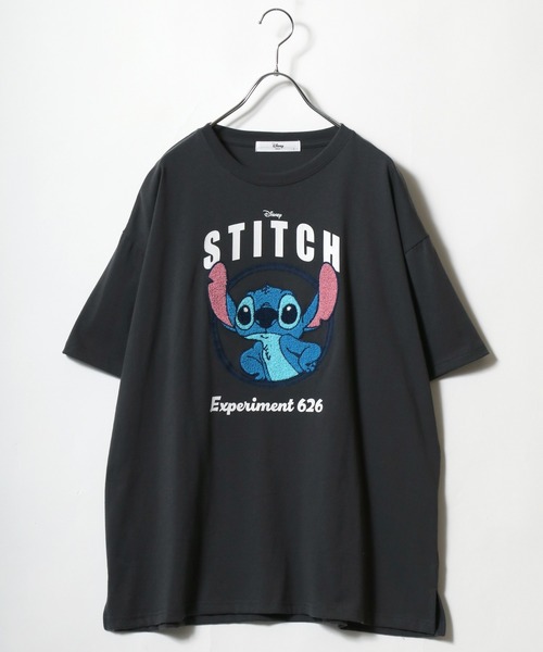 Disney（ディズニー） tシャツ キャラクター刺繍・サガラ刺繍ビッグ