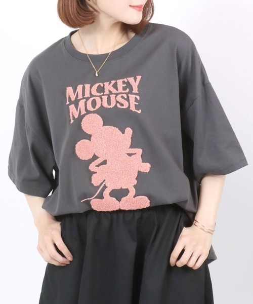 Disney tシャツ Disney（ディズニー）キャラクタープリント
