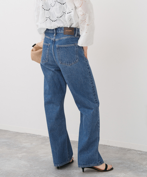 新品◆スピックアンドスパン　AUTHEN ストレートデニム Spick＆Span ジーンズ デニム デニムパンツ 13オンスストレート